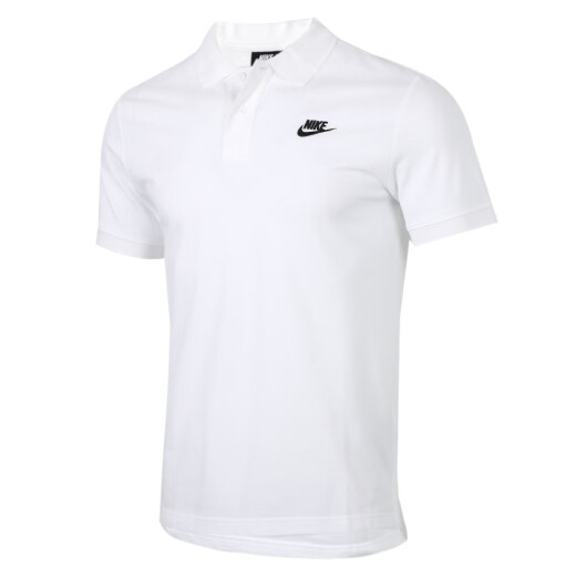 耐克（NIKE）翻领女士短袖2025春夏透气纯棉t恤半袖CJ4457 FN3895-100 S 100-120斤