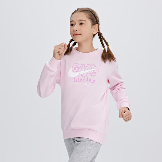 Nike3brand Nike Kinderkleidung für Jungen und Mädchen reines Baumwoll -Sweatshirt 25 Frühling komfortable Terry Children's Top Unterwäsche