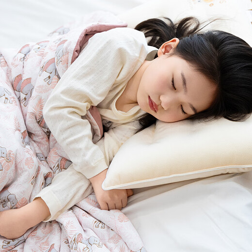 Yazan Children's Spring and Autumn Four Seasons Quilt Blanket Modal Skin Friendly and Machine Washable Little Fortune Pink 120*150CM