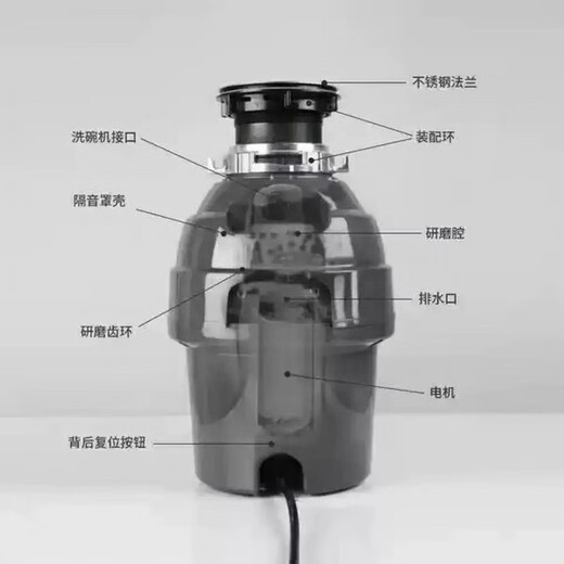 Kohler (KOHLER) K-21559T-NA fully automatic garbage disposer waste food disposer (food waste disposer) K-21559T-WL-NA wireless switch