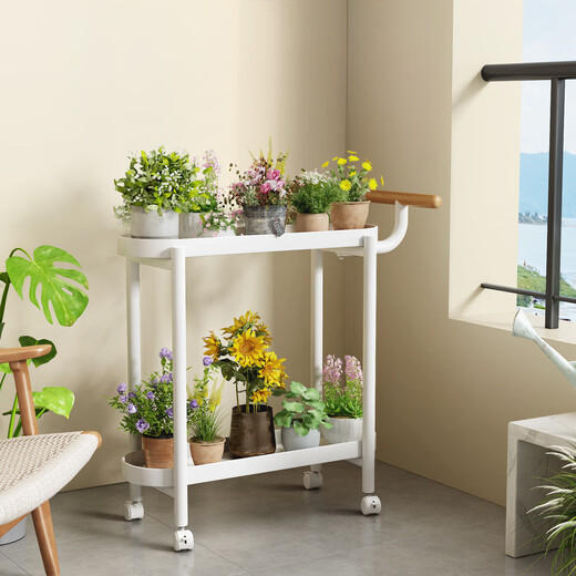 Anya flower rack living room floor-standing movable flower rack balcony plant rack multi-layer succulent flower pot bracket