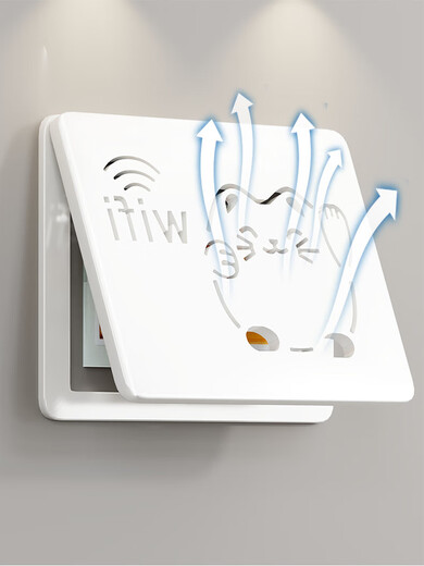 Musong punch-free upper flip-up meter box decorative painting ultra-thin cover to block multimedia weak current box information box network cable box Lucky Cat Blocking thickness 1.7cm increased outer diameter 58 * 46 covers inner diameter 52 * 40 cm