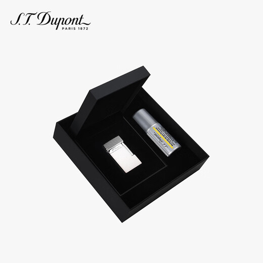 
S.T.Dupont French Dupont Lighter Ligne2 Singing Lighter Air-containing Gift Box for Men Birthday Gift Valentine's Day Men Silver Plated 16817 Gift Box Set 1