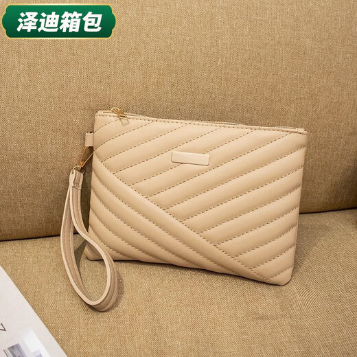 Yunluo Chinese Valentine's Day Embroidered Temperament Large Capacity Niche Clutch Bag Fashion Versatile Trendy High-Looking Women's Wrist Bag White Rich 092 Style