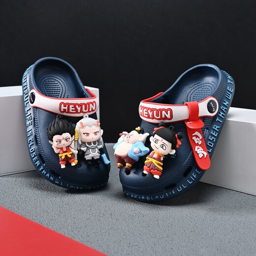 Chaussures de grotte de la mer Nezha Devil's Child's Sea NEZHA NEZHA ENFANT NOUVELLES BACLE BACLE ANTI-SOPLIP SOLE SOLE PARENT-AUX EXTACLAGE CHAUSSIONS GRENE [NEZHA AO BING] MATÉRIEL DE RÉFICRATION ARRIVÉRALÉS sans formaldéhyde et aucune odeur 18 0 [la longueur intérieure est d'environ 17,5 cm]