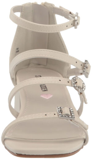 Steve Madden Girls Tarly, Bone White Bone White 5 Big Kid