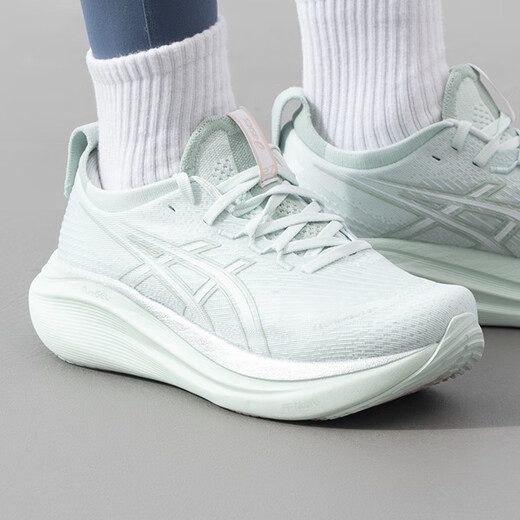 Asics Gel-Nimbus27 Женская кроссовка 2025 Новая амортизация в воздухопроницаемой тренировке марафона 1012B753-300 39,5