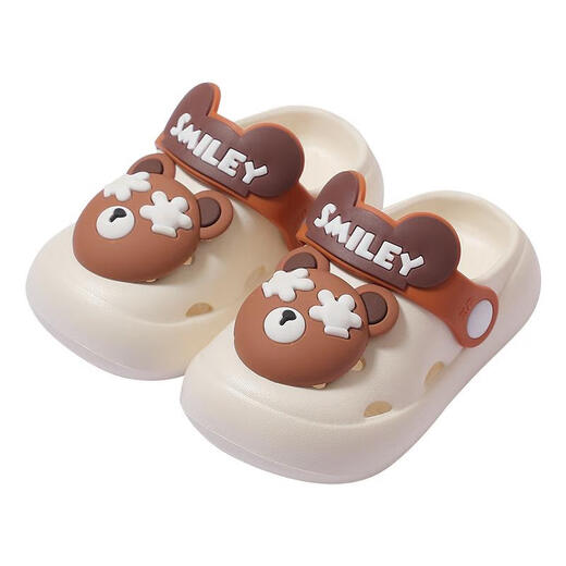G.Duckkids Little Yellow Duck 2025 Nuevas zapatillas para niños para niños Summer Niñas Baby Hole Shoes Interior Inicio Inicio Non-Slip White 13 Inner CM 21-22 Tamaños