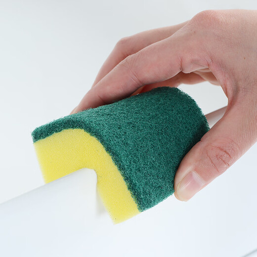 Jialiya dishwashing sponge, scouring pad, kitchen household bowl artifact, thickened sponge, water-absorbing pot, decontamination wipe, 16 pieces