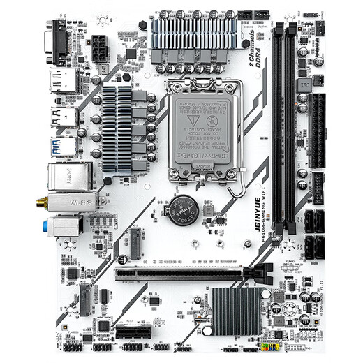 精粤H610M主板CPU套装台式电脑游戏ARGB/WIFI主板CPU 酷睿I3 12100F/12400F/13400F/13100F板U LGA1700 H610M GAMING WIFI+1210