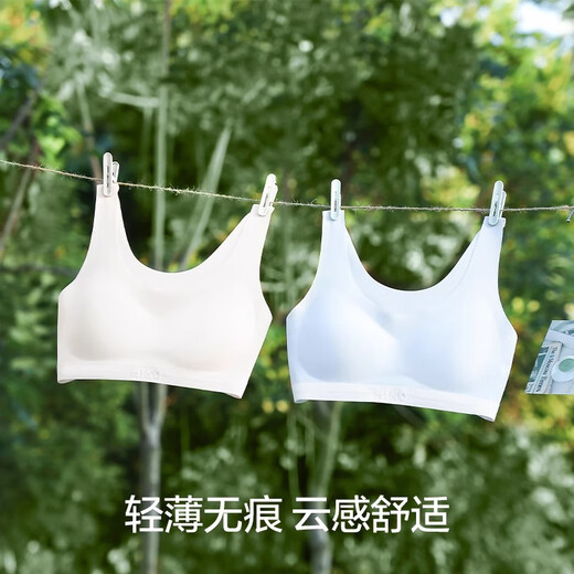 Cat man 2 pack girl underwear second stage girl college vest teenager development period teenager high school students sports bra
