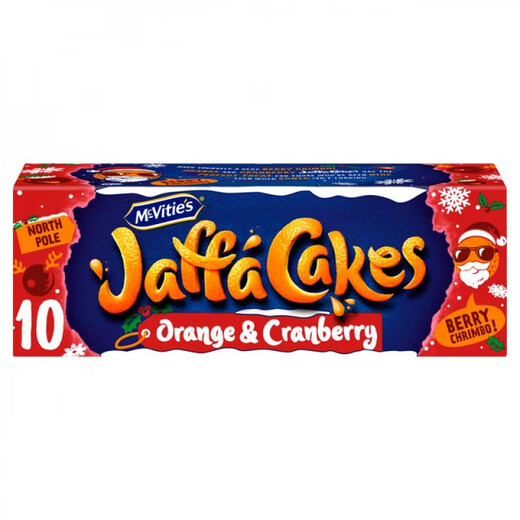 Великобритания Jaffa Cakes Cake Orange/Aneapple Cake Orange/Aneapple/Cranberry Classic Orange Alavor 10 штук