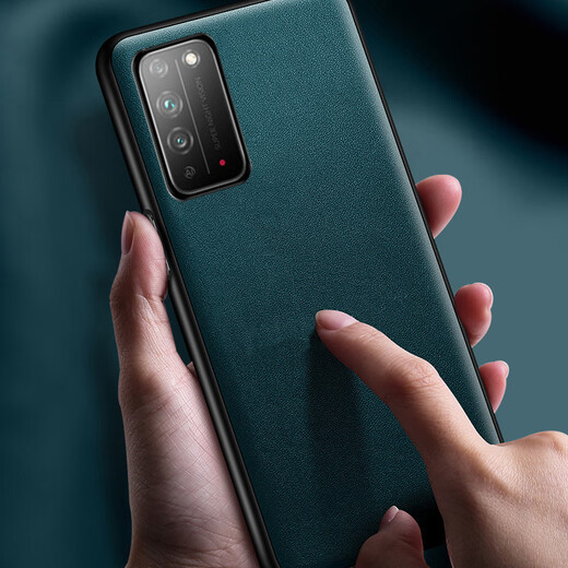 Banmeiluo is suitable for Huawei Honor X10 mobile phone case 9XPRO protective case 5G full wallet anti-Honor x10 soft silicon dermis leather--black Honor X10