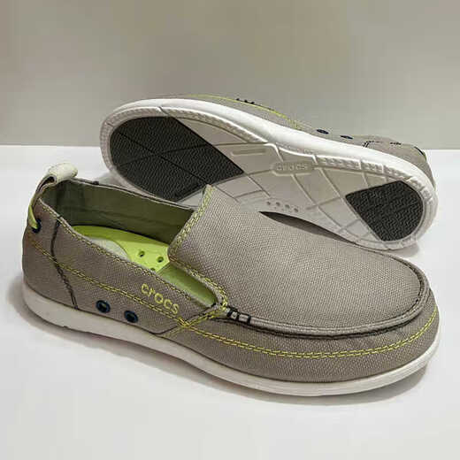 Carlochi Crocs Новый стиль Vollu Men's Canvas обувь повседневная обувь без скольжения на однофутов