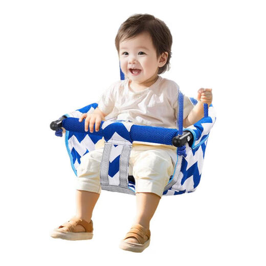Sitingge German quality outdoor swing indoor children's baby outdoor children's hanging basket baby infants and young children's home use blue swing [upgraded high backrest]