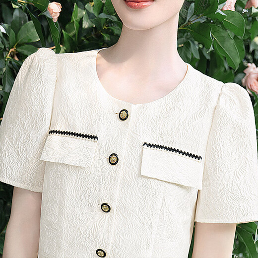 Silk Cypress [Same Model for Celebrity] Set 2025 Summer New Women's Top with Skirt Two-piece Set