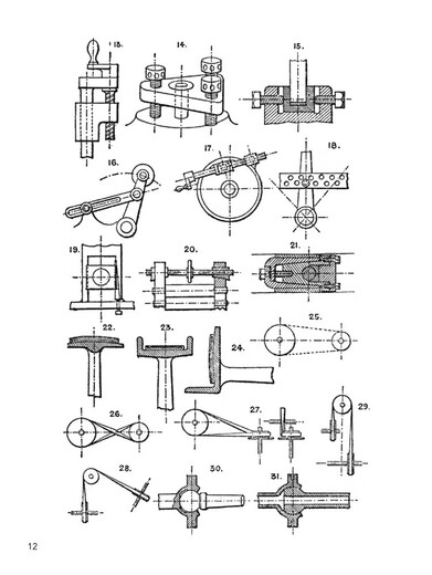 Diagrama de preventa 2603 Dispositivos mecánicos 22 Thomas Watt Barber Dr. Yi Press Original