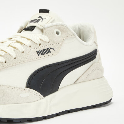Puma (Puma) [chaussures de course rétro] Chaussures décontractées sportives contrastées antidérapantes pour hommes et femmes 404412 Off-blanc - noir