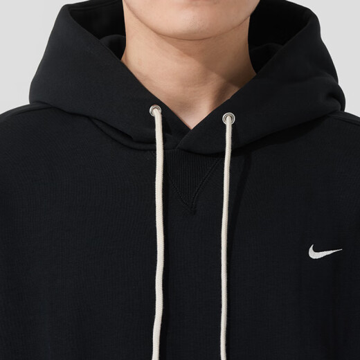 
Nike (NIKE) sweatshirt men's jacket summer new style training sports hooded windproof casual velvet pullover HJ3882-010 HJ3882-010 Black/light ivory white L