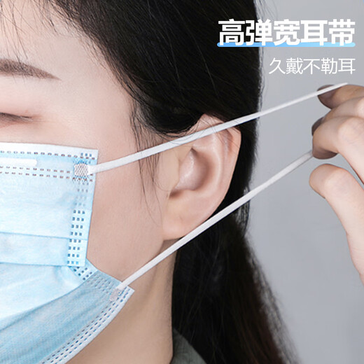 Haishi Hainuo disposable medical surgical masks sterilization grade masks medical individually packaged masks one bag dustproof 200