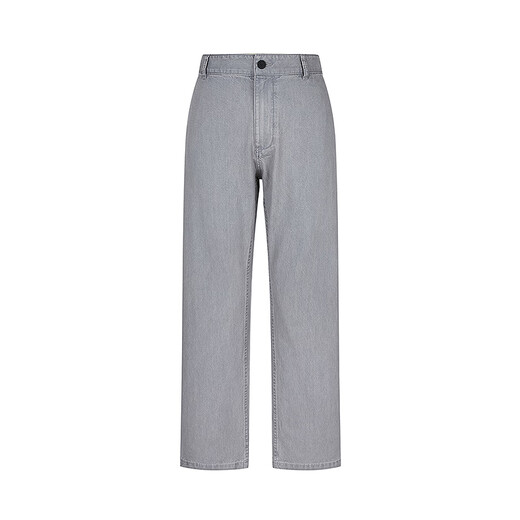 Sketched Men's Clothing [mismo estilo en el centro comercial/rama negra] 2025 Summer Nuevo producto Jeans pantalones de algodón cónicos 9p4e12370 998 denim gris oscuro s