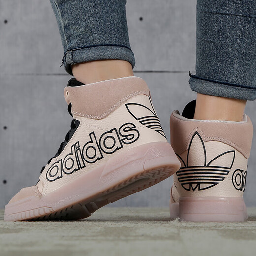 阿迪达斯 （adidas）板鞋三叶草女鞋2025夏季新款运动鞋复古时尚高帮百搭透气休闲鞋 FV4885 37