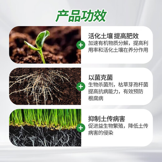 蒂花妍枯草芽孢菌杆菌农用微生物菌肥枯草杆菌菌剂菌肥菌种防病肥料