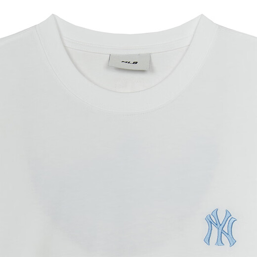 MLB短袖男女情侣装T恤运动休闲t恤时尚百搭25新款3ATSB5253-50WHS-M