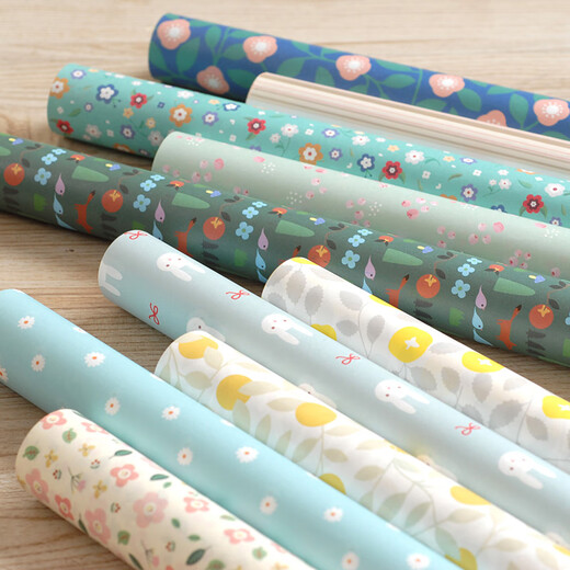 Les haricots magiques sont bons pour vivre japonais et coréen style, fleurs fraîches, sacs d'étudiants, papier de livres, décoration de jour bricolage papier fait à la main en papier cadeau d'anniversaire de papier d'anniversaire papier peint grand taille 14069 (10 images) [52x75cm]