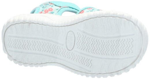 Shuangjian Dr. Scholl s Children's Baby Girl Time2play Toddler Sports Sandals Aqua Blue Floral Nylon 6 Infant
