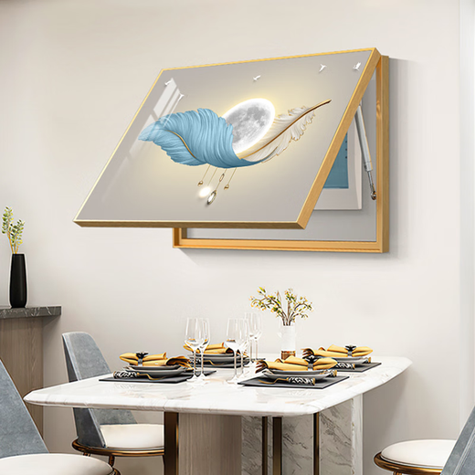 
Light luxury meter box decoration painting modern simple living room distribution box hanging painting without punching power main switch cover box K12189 60*50 (blocking 50*40cm) hydraulic model