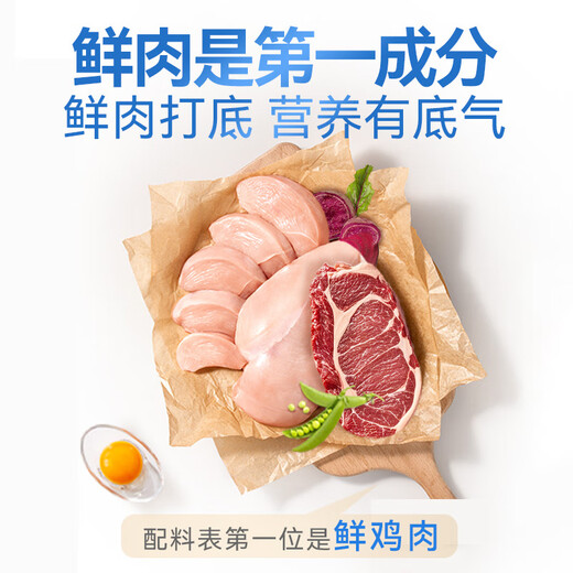 Baicui Gold Label Dog Food, General Purpose for Small, Medium and Large Dogs, Puppies, Adult Dogs, Gold Label Full Price Dog Food, Beef, Egg Yolk + Gold Label Puppy Food 18kg36Jin Jin is equal to 0.5kg