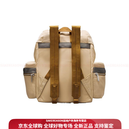 lululemon14L drawstring buckle closure design convenient storage Nylon Backpack Backpack Mini Men and Women Style Beige