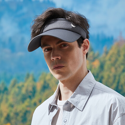 Red Dragonfly sun protection hat men's summer empty top hat outdoor anti-UV running sports breathable sun hat sun hat