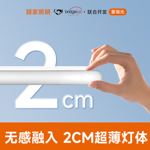 Gujia LED ceiling lamp living room bedroom eye protection Puri light source lighting fixtures three rooms and two halls package installation included