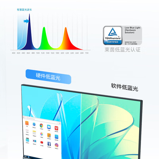 Skyworth 27 pulgadas 2K Monitor de computadora IPS 120Hz Rhine Low Blu-ray HDR400 Rotary Lift Office Display F27B23Q Pro