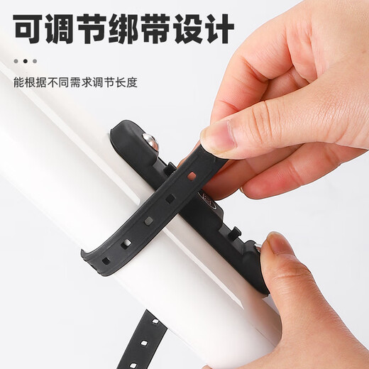 Shantou Lincun bicycle water bottle rack without drilling, mountain bike road bike water bottle and cup holder, adjustable riding bracket, white + blue water bottle rack