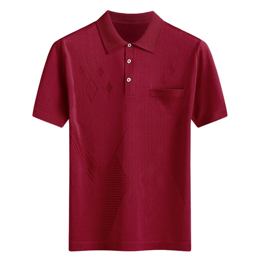 
Mengtejiao middle-aged father wears high-end mulberry silk striped T-shirt men's short-sleeved lapel real silk satin polo clothes dad Mengtejiao 148 apple green L 17084A suggestion 120140Jin [Jin equals 0.5 kg]