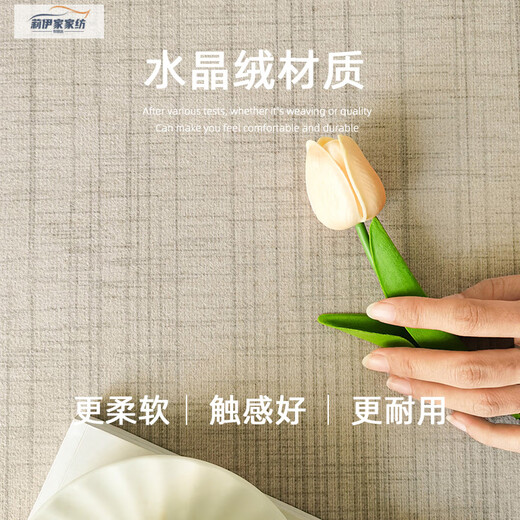 喜家隆（Hey kalo）地毯不规则卧室客厅异形沙发茶几毯免洗可擦家用防水垫子耐脏地垫 现代8475 160*230cm【客厅】