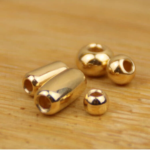 Shaoyu Takahashi Goro goros pure gold 18K gold solid gold beads loose bead accessories bracelet necklace accessories diy beads round beads S size 18K gold