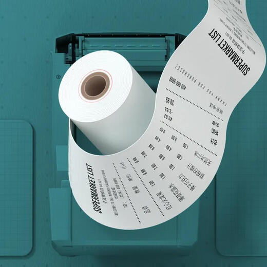 Deli (Delikatessen) 80*80 mm universelles Thermo-Kassierpapier für die Kasse im Restaurant und die spezielle Rechnungsstellung zum Mitnehmen 11730 Typ 80*80 (30 Rollen)