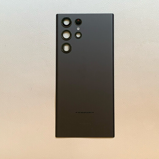 N is suitable for Samsung s22ultra original disassembly back cover s22+ battery cover s22 5g mobile phone back shell glass outer screen s22 Ultra Yaoye Black