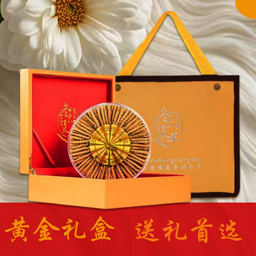 高海拔冬虫夏草正品头期干货虫草3根/克  2根/克多种规格高档礼盒 精品那曲0.6根一克50条送1根
