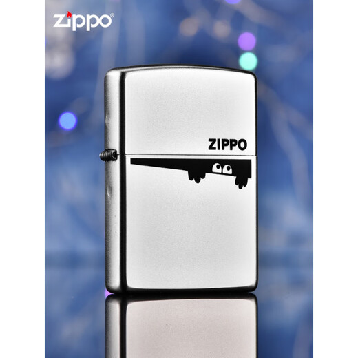 ZIPPO打火机创意防风之宝煤油火机偷看小鬼礼盒套装送礼物 偷看小鬼【单机无油】DY9902DK