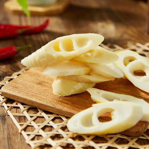 Organic young bamboo shoot slices 268g