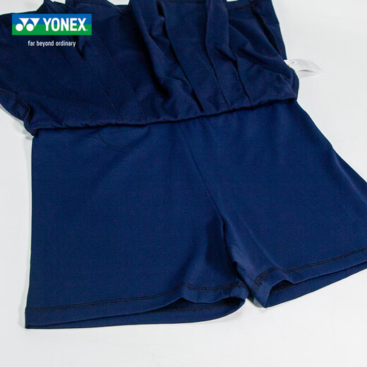 YONEX尤尼克斯羽毛球服yy运动短裙速干女款网球裙羽毛球裙 220113TCR 220105BCR 藏青色 2025新款 L 码