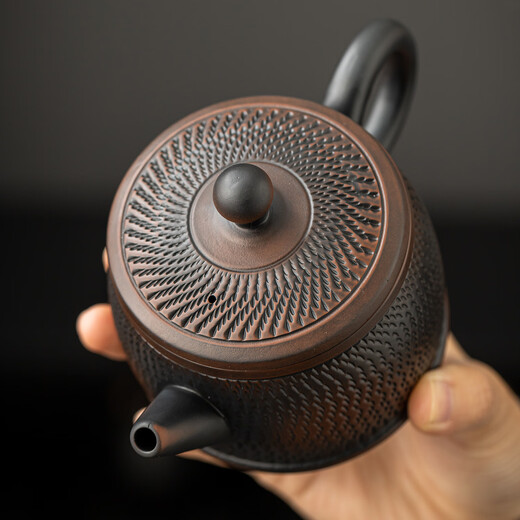 Haofeng 2025 new purple pottery teapot teapot complete tea set set high-end household Xishi teapot Mid-Autumn Festival gift