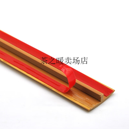 Bande de pression de porte de plancher en bois XMSJ, bande de bord d'auto-adhésive sans colle pavé de porte en t.