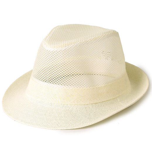 Alley hat Men's summer top hat Middle-aged and elderly sun protection sun hat Breathable cool hat Mesh straw hat Daddy sun hat: Deep khaki One size 58CM