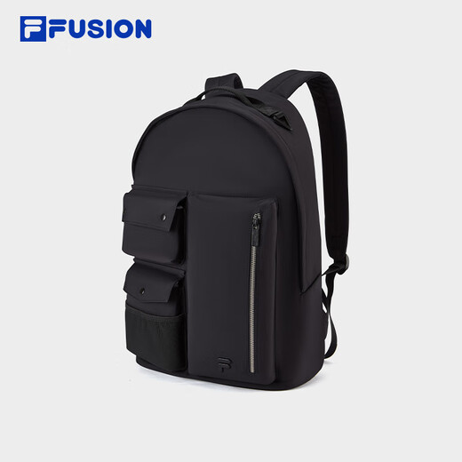 Fila Fusion Fashion Brand Pare Mochila 2025 Autumn New Fashion Mochila Mochila Mochila Bolsa Escuela de escuelas Black-Bk XS Deep Black XS